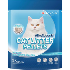 All-Absorb HoneyCare pellets con zeolita, control de olor duradero para arena de gato