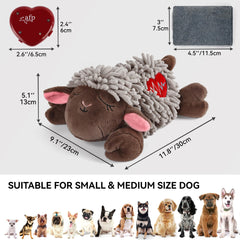 ALL FOR PAWS Heartbeat Toy orejas y cola con diseño crinkle para atención