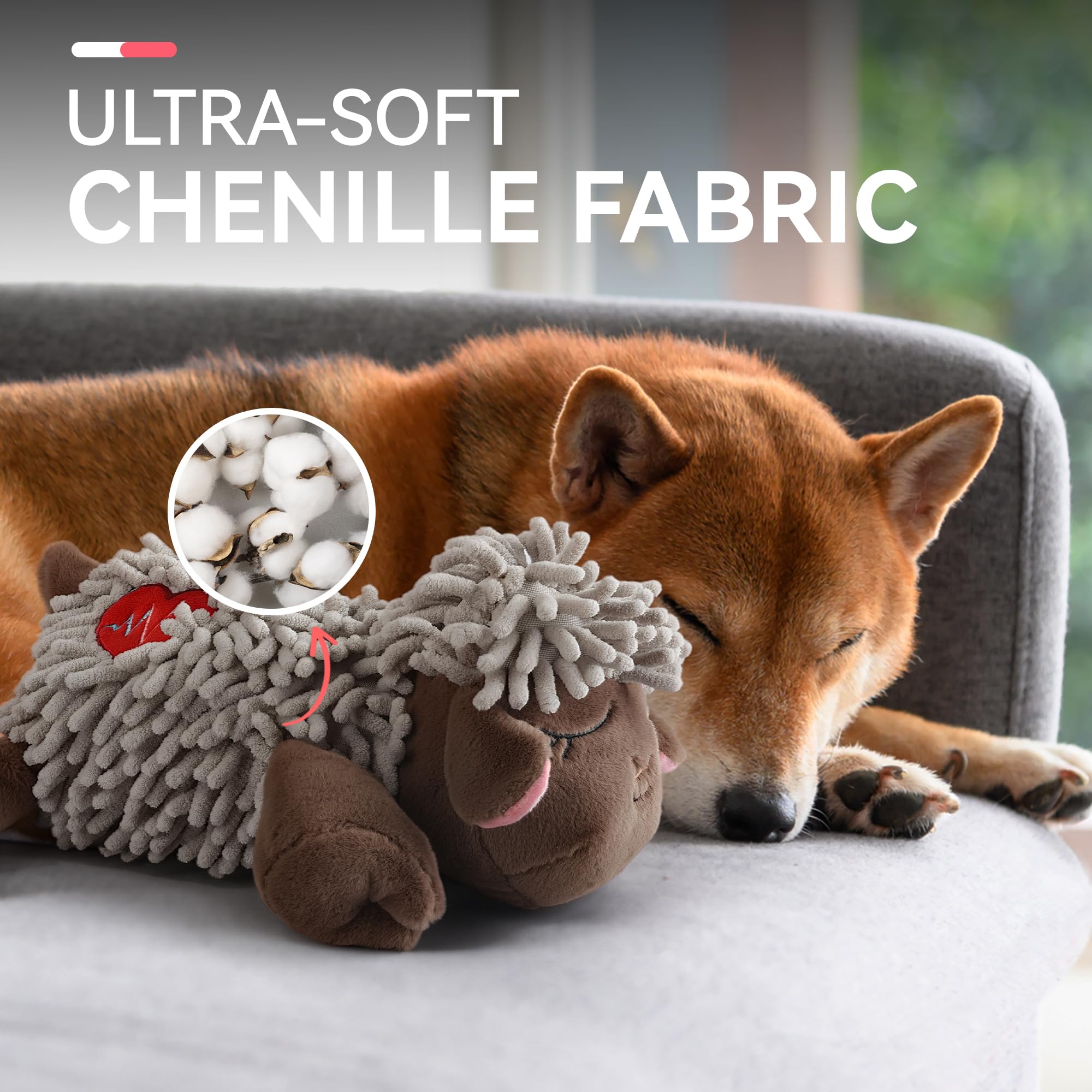 ALL FOR PAWS Heartbeat Toy peluche lavable y suave