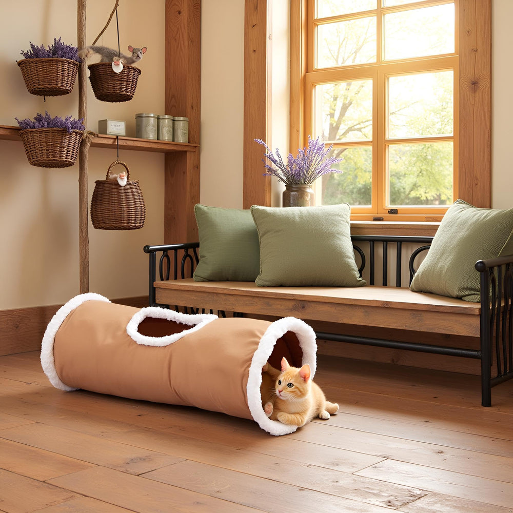 All For Paws tunel para uso interior, ligero y fácil de mover.
