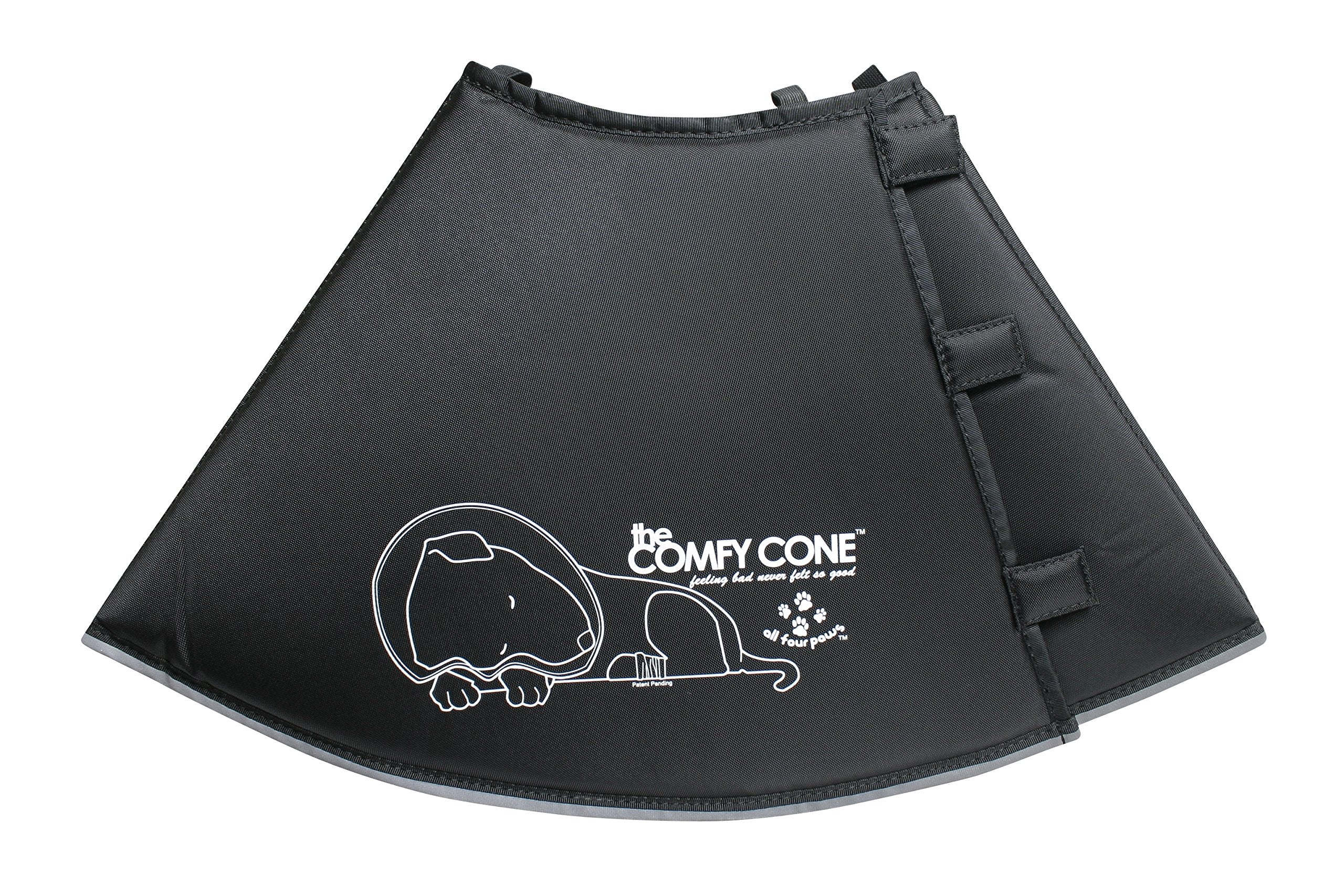 All Four Paws Comfy Cone collar suave para perros y gatos, recuperación cómoda.
