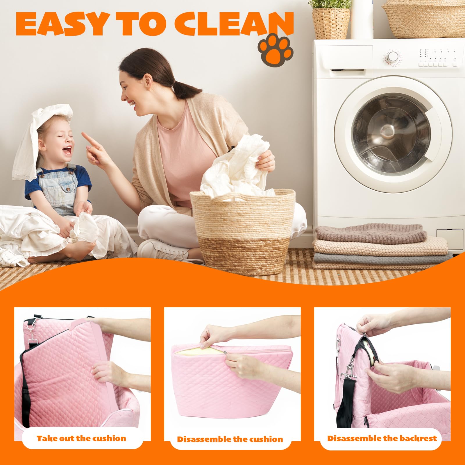 Funda removible ALL GOOD PET SUPPLIES, lavado fácil para higiene