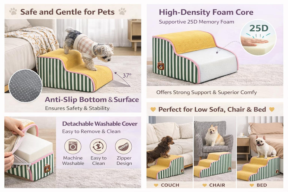 ALL GOOD PET SUPPLIES escalones para sofá, acceso seguro