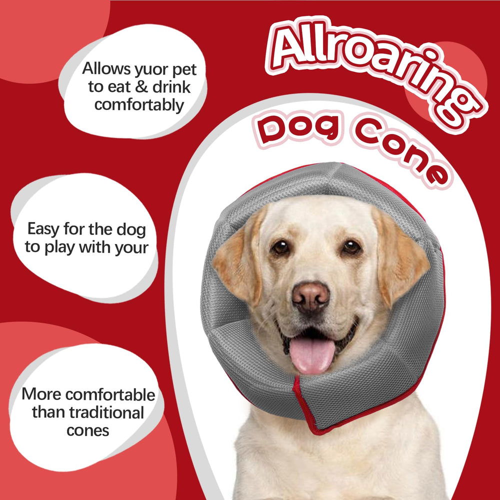 Allroaring cono protege las zonas, previene lamidos y mordidas en heridas.