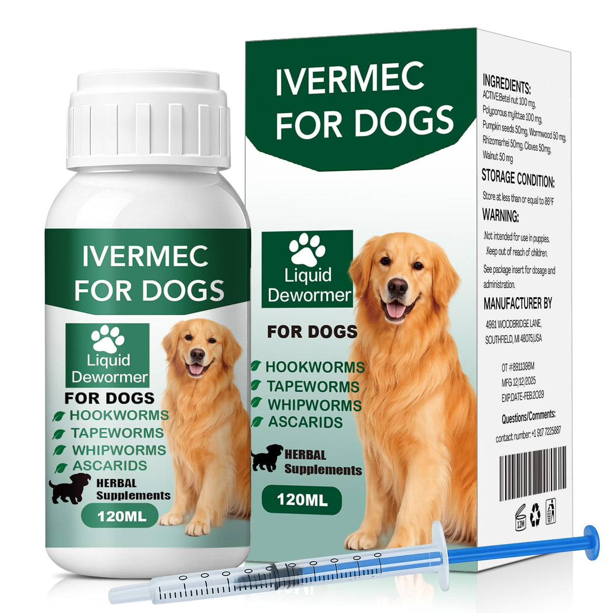 Alltripal Lvermect, botella de presentación para apoyo a la digestión del perro.