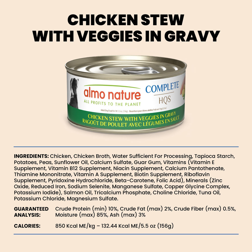 Almo Nature HQS caldo nutritivo aporta hidratación adicional en cada comida.