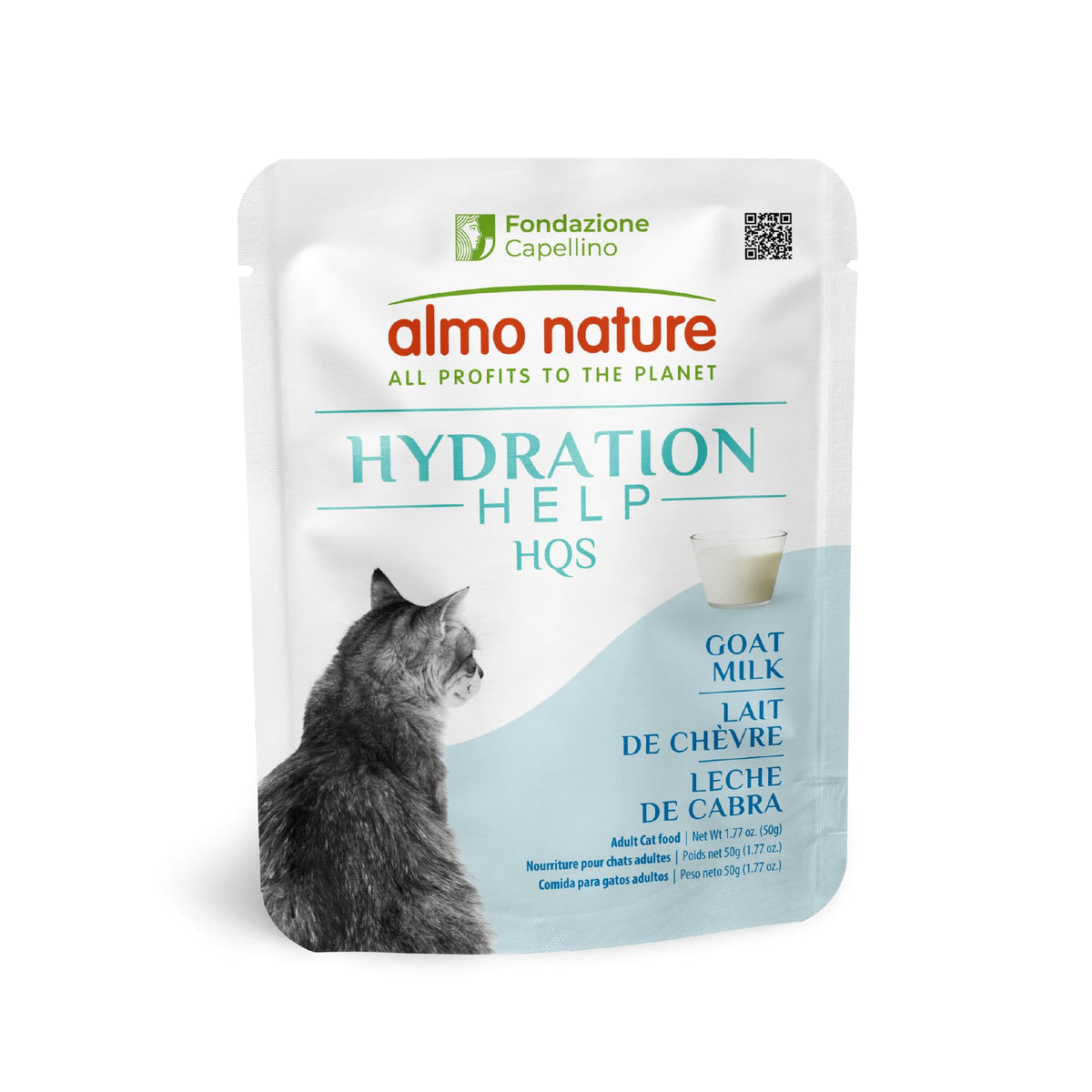 almo nature HQS Hydration Help en bolsas de leche de cabra para apoyar la hidratación diaria