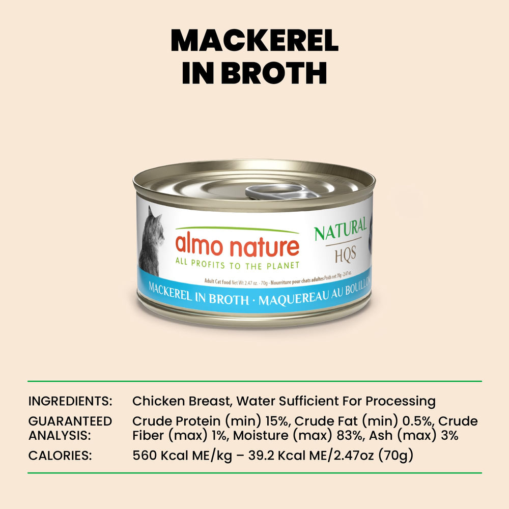 Almo Nature HQS Natural sin conservantes – lata: comida húmeda natural sin aditivos innecesarios.