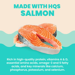 Almo Nature HQS, salmón digestible, fácil de tolerar.