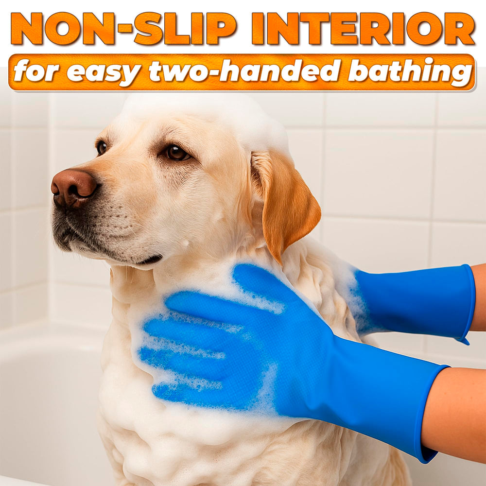 Uso multi para baño, cepillado y limpieza de patas.