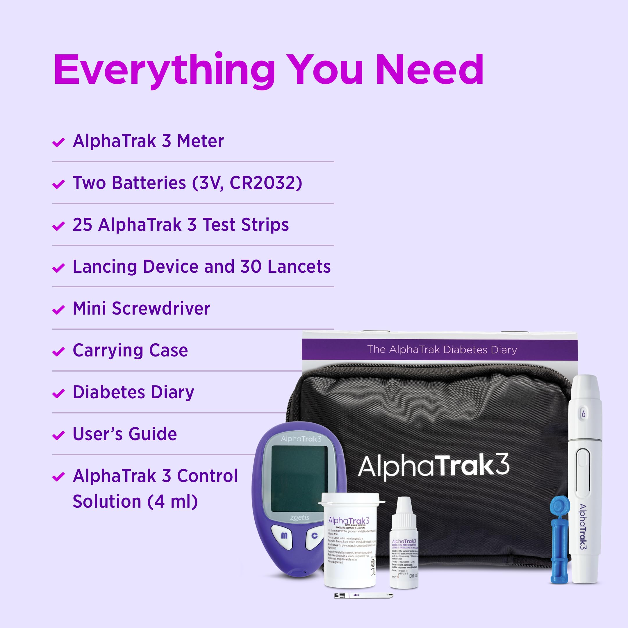 Estuche de transporte AlphaTRAK 3 para uso diario