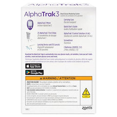 Tiras de prueba AlphaTRAK 3 para lectura fiable en casa