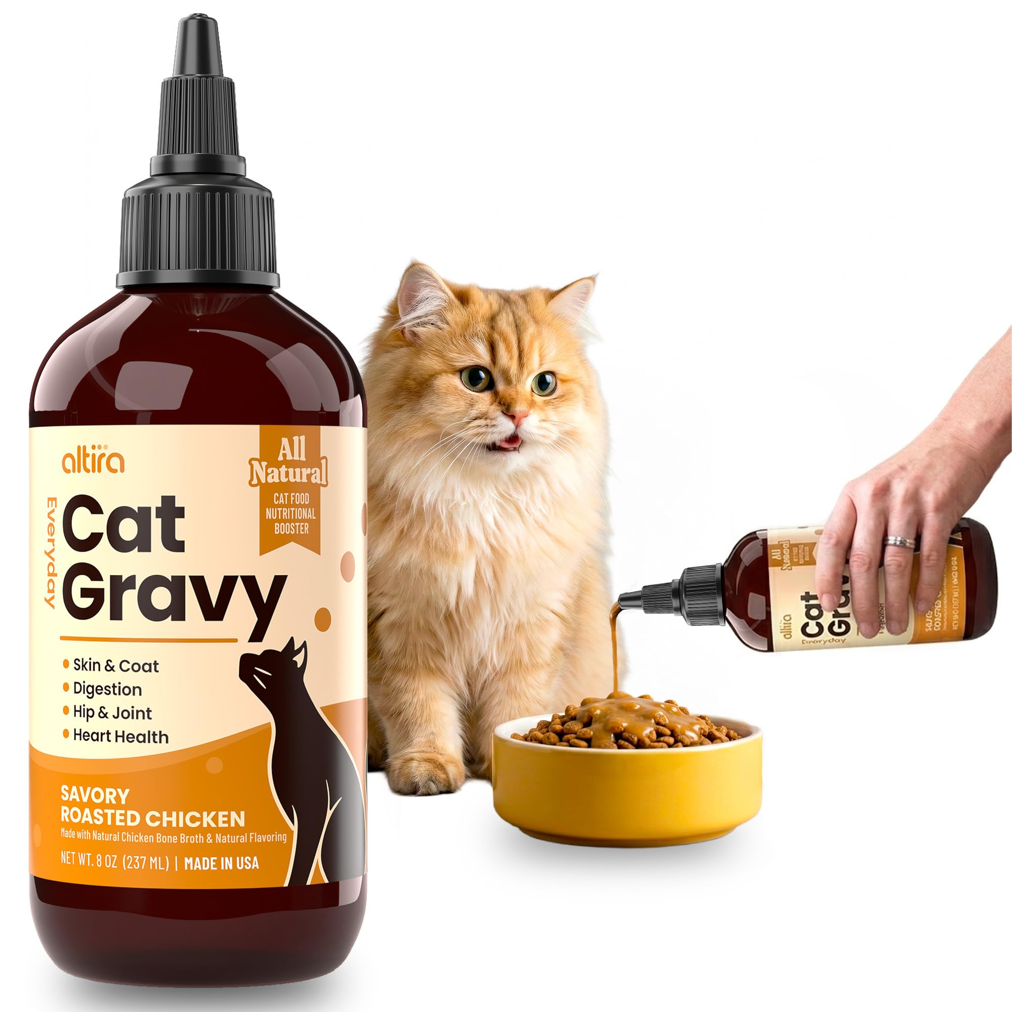 Altira salsa húmeda para gatos en envase, lista para servir.