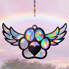 AlweizU Angel Patita Alas Luz: memorial que recuerda a tu perro con luz cálida.