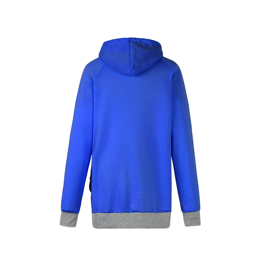 ALYC sudadera diseño universal en azul real, lista para cualquier ocasión.