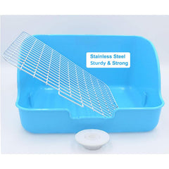 Caja Amakunft para animales pequeños con ganchos mantiene la bandeja fija en la jaula.