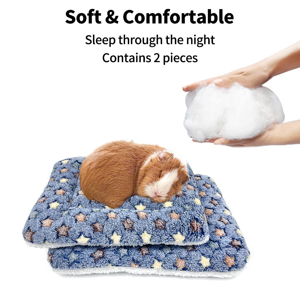 Amakunft doble almohadilla para conejos, crea dos zonas de descanso confortables.