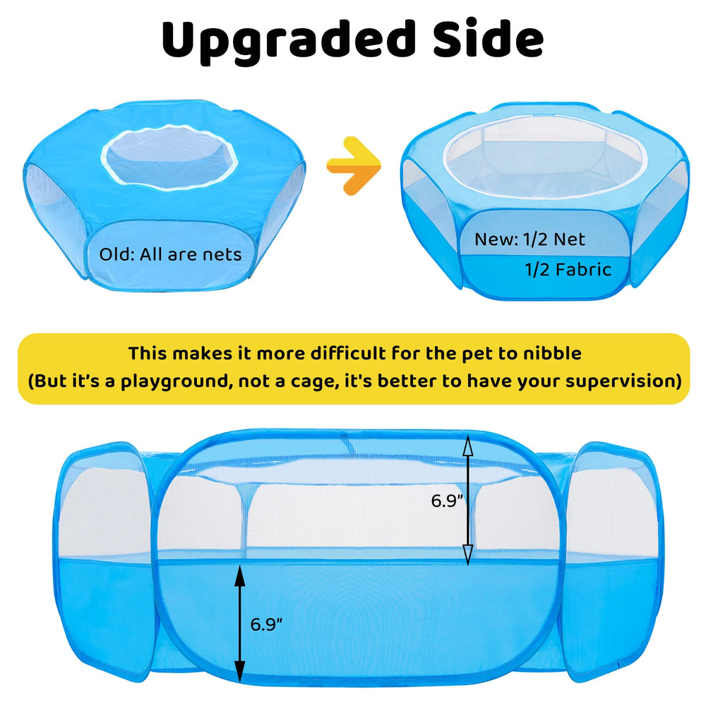 Amakunft Playpen con revestimiento impermeable para evitar filtraciones.