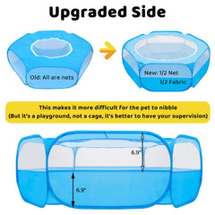 Amakunft Playpen con revestimiento impermeable para evitar filtraciones.