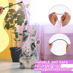 Amaxiu juguete interactivo con cinta para gatos: ejercicio entretenido