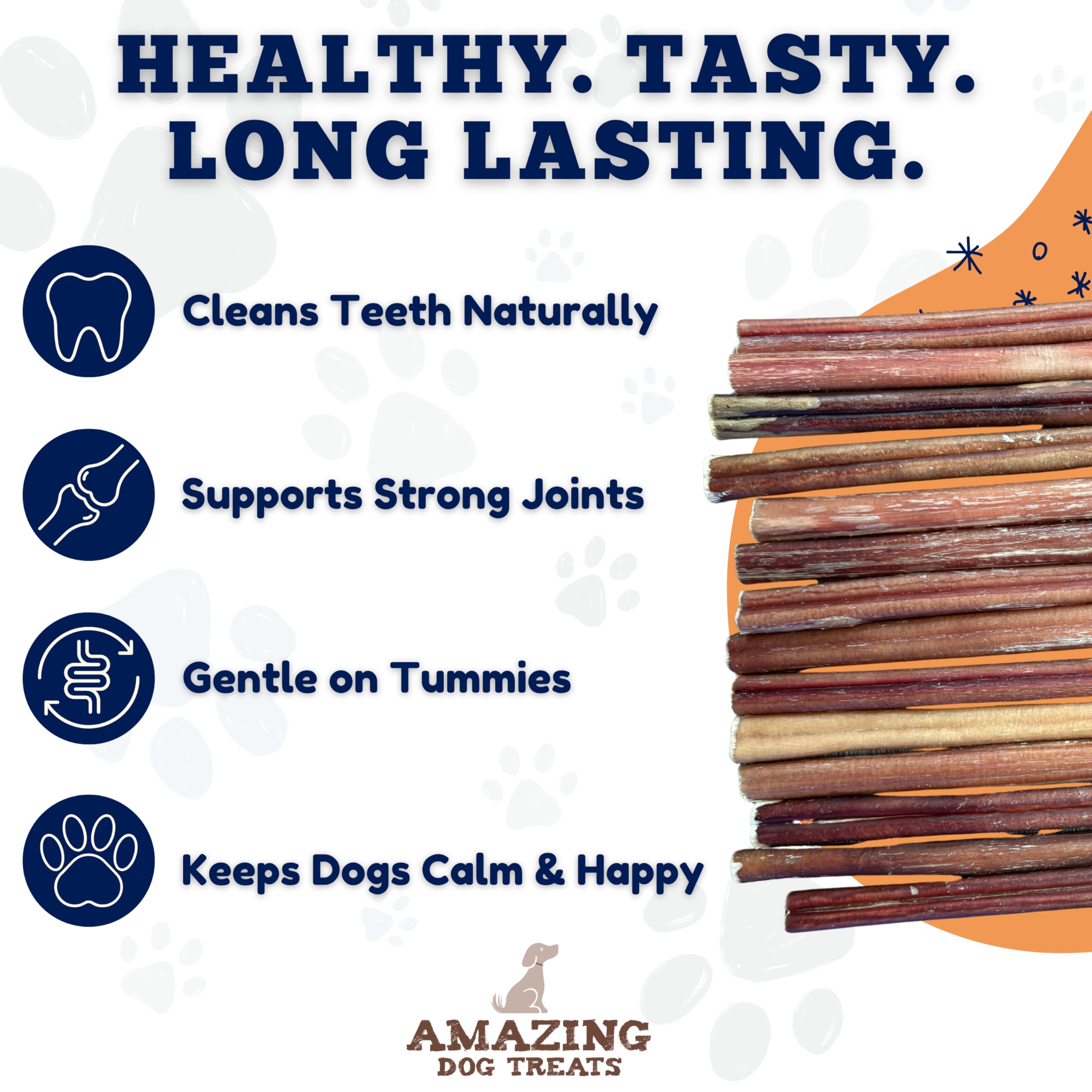 Amazing Dog Treats: dientes sanos mediante masticación, apoyo natural para higiene bucal.