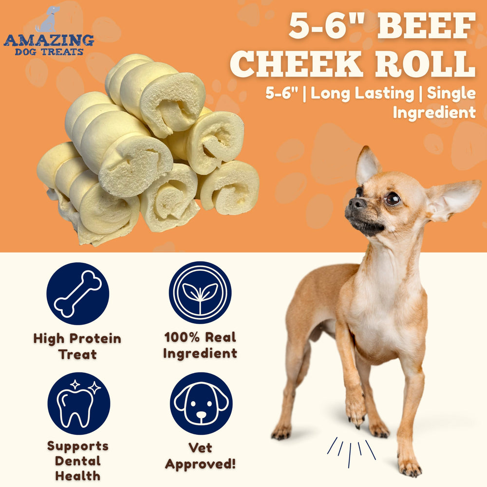 Amazing Dog Treats ingrediente-unico-sin-quimicos: snack de res sin químicos añadidos.