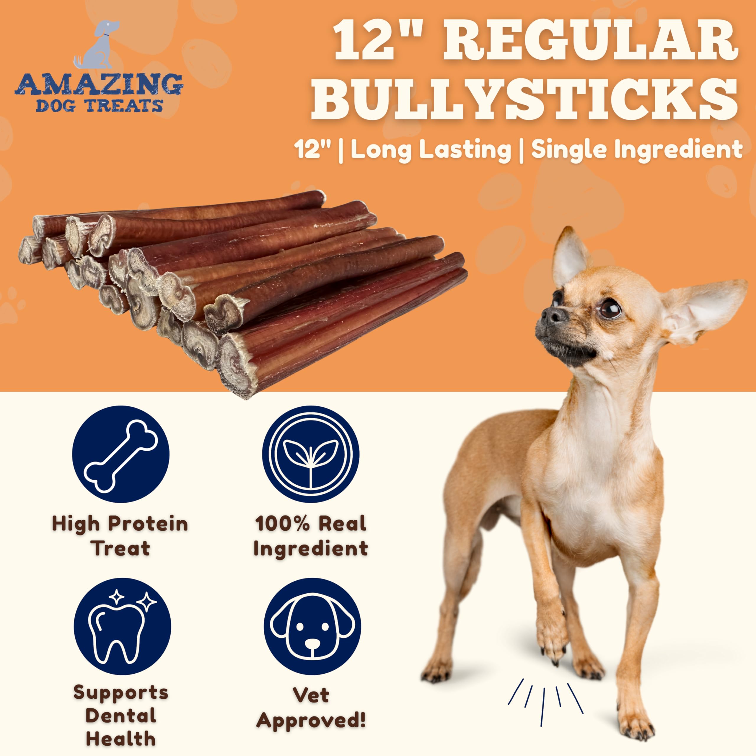 Amazing Dog Treats: textura dura del palito que agrada a perros activos