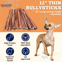 Amazing Dog Treats: paquete de 50 tiras delgadas para masticadores sensibles.