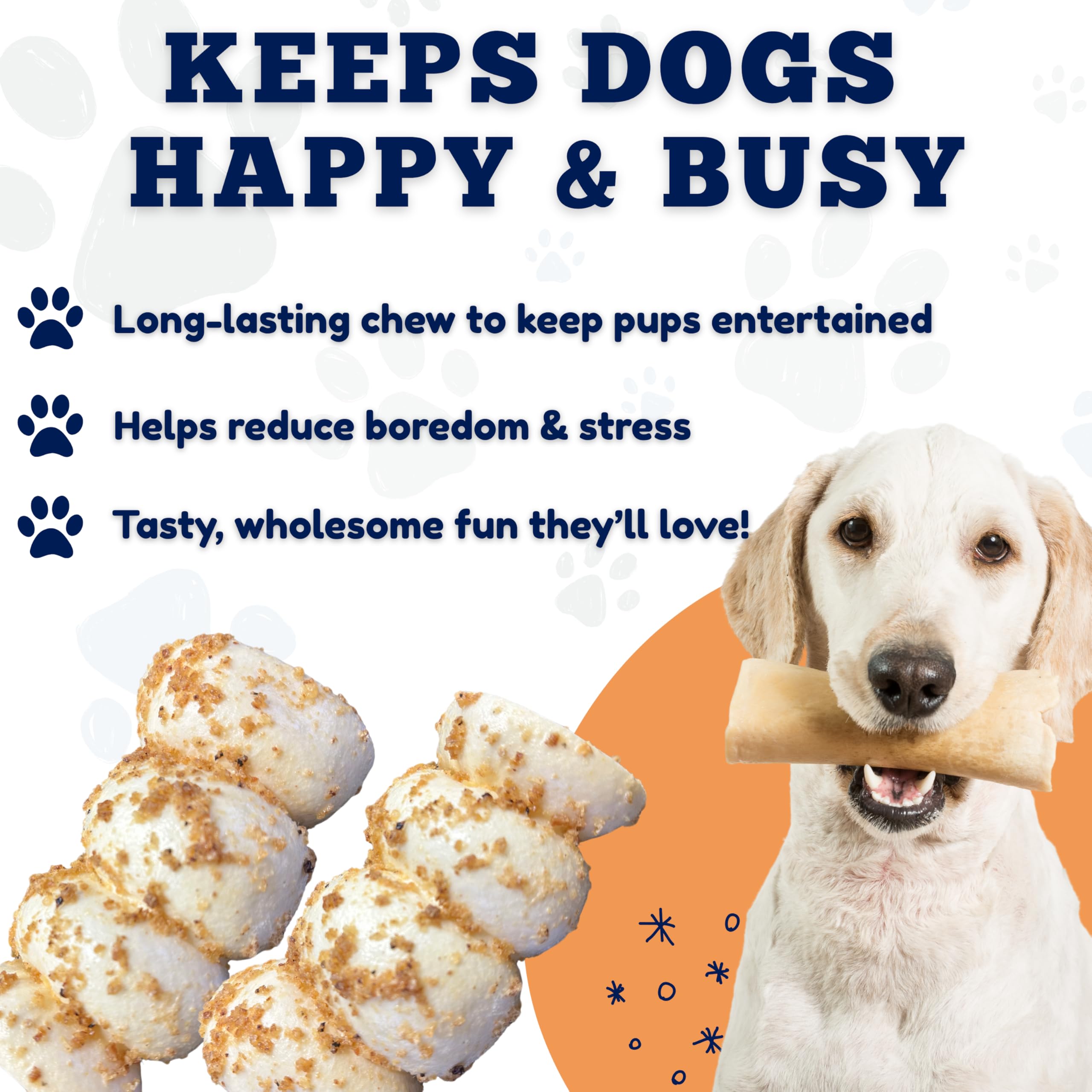 Amazing Dog Treats, presentación de tres unidades para sesiones de juego y recompensa.