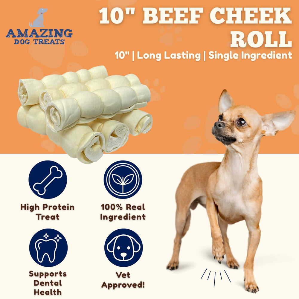 Amazing Dog Treats: paquete de 6 rollos para perros grandes y activos