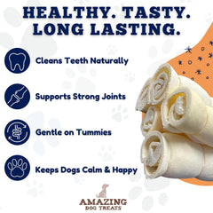 Amazing Dog Treats sin químicos ni aditivos, snack natural de ternera.