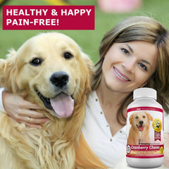 Amazing Nutritionals arándano para perros, envase compacto y fácil de guardar
