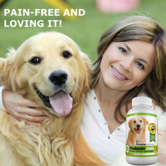 Amazing Nutritionals Probiotics para perros, relieve de gases con sabor agradable.