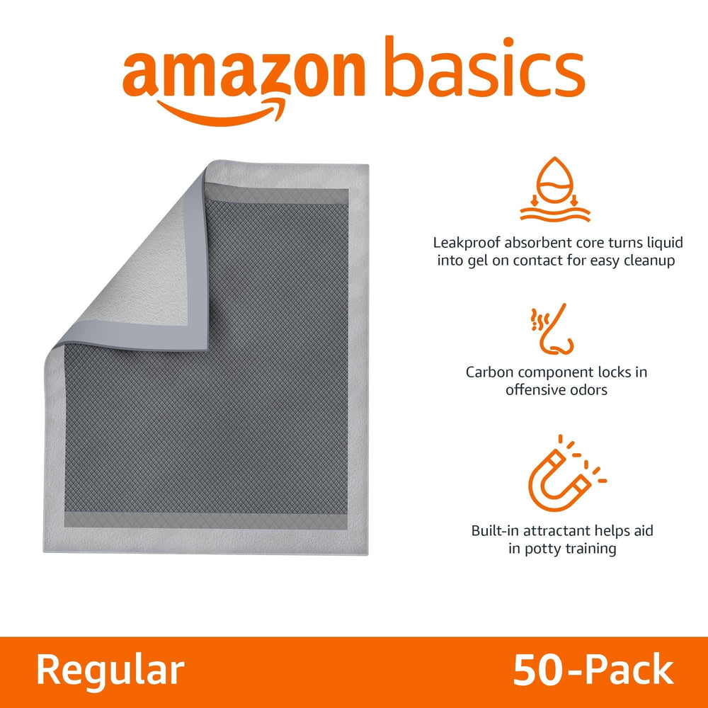 Almohadilla Amazon Basics XL con 5 capas para mayor absorción.