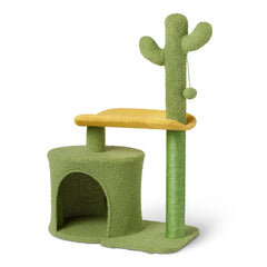Amazon Basics Árbol para gatos cactus: poste de sisal para rascar y descansar.