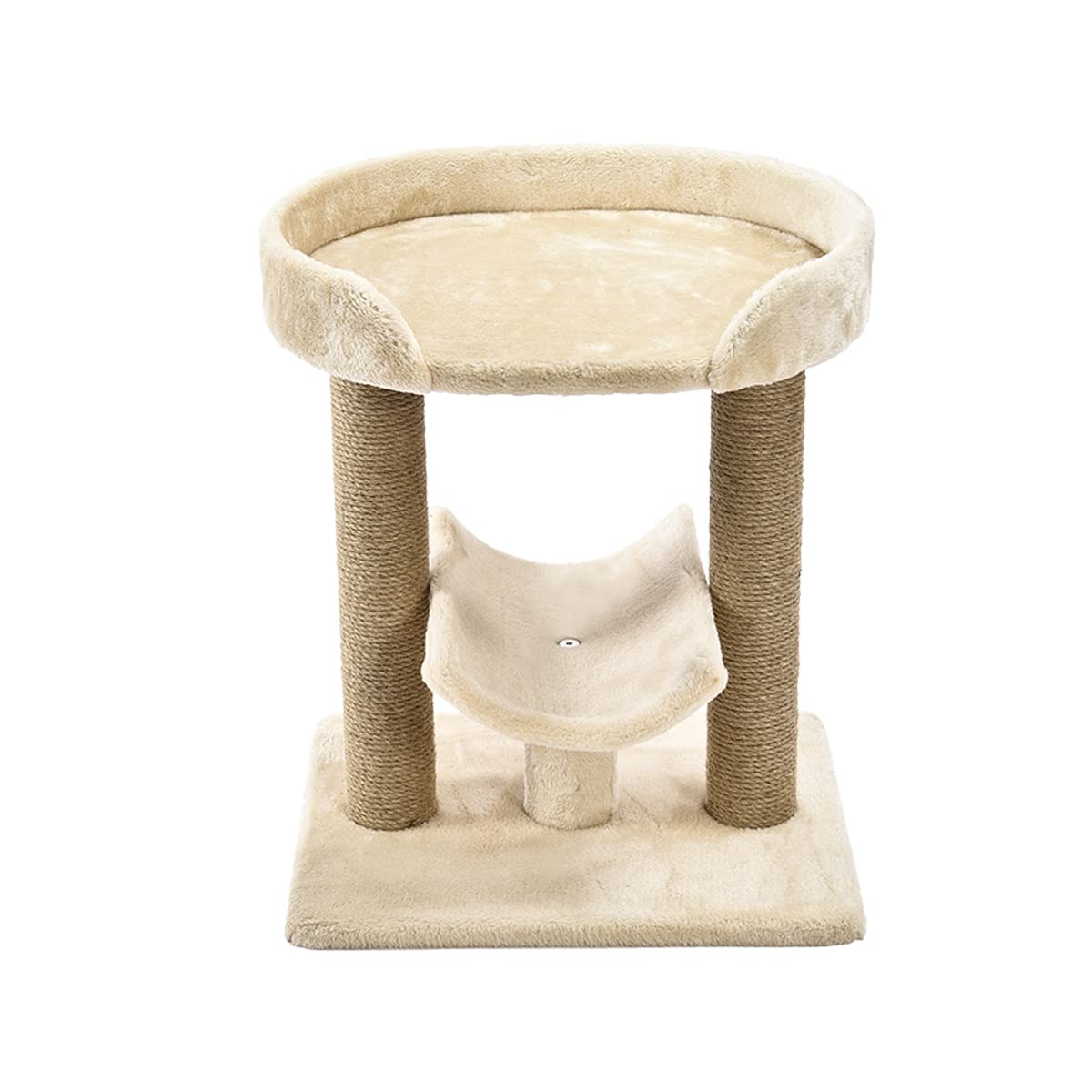 Amazon Basics arbol-gatos beige, diseño neutral para decorar tu sala.