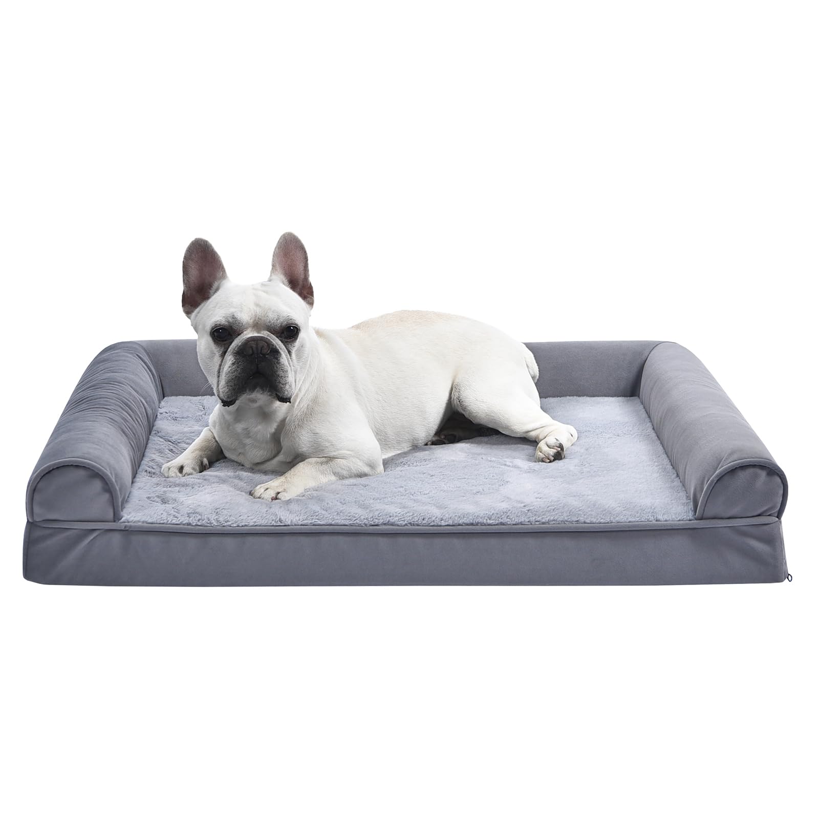 La base antideslizante de Amazon Basics mantiene estable la cama.
