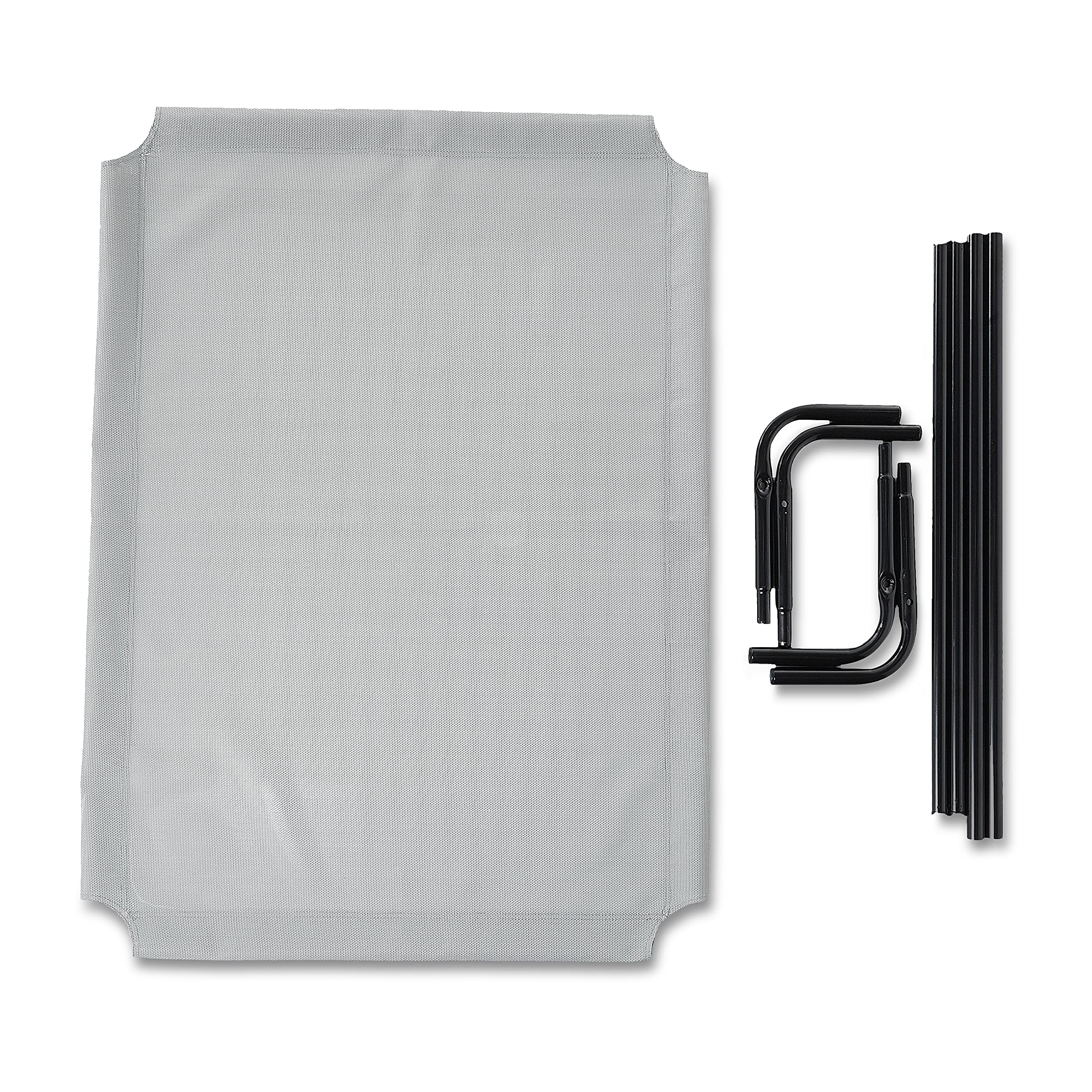 Diseño transpirable de la cama Amazon Basics para climas cálidos.