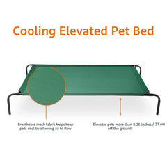 Amazon Basics cama para perros con marco de metal resistente y estabilidad