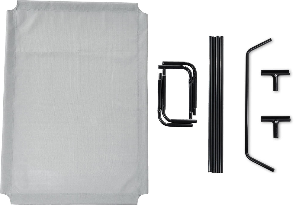 Amazon Basics cama para mascotas fácil de limpiar con agua del grifo.