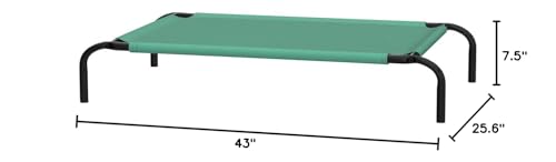 Amazon Basics cama 43 x 26 x 7,5 pulgadas para perros medianos.