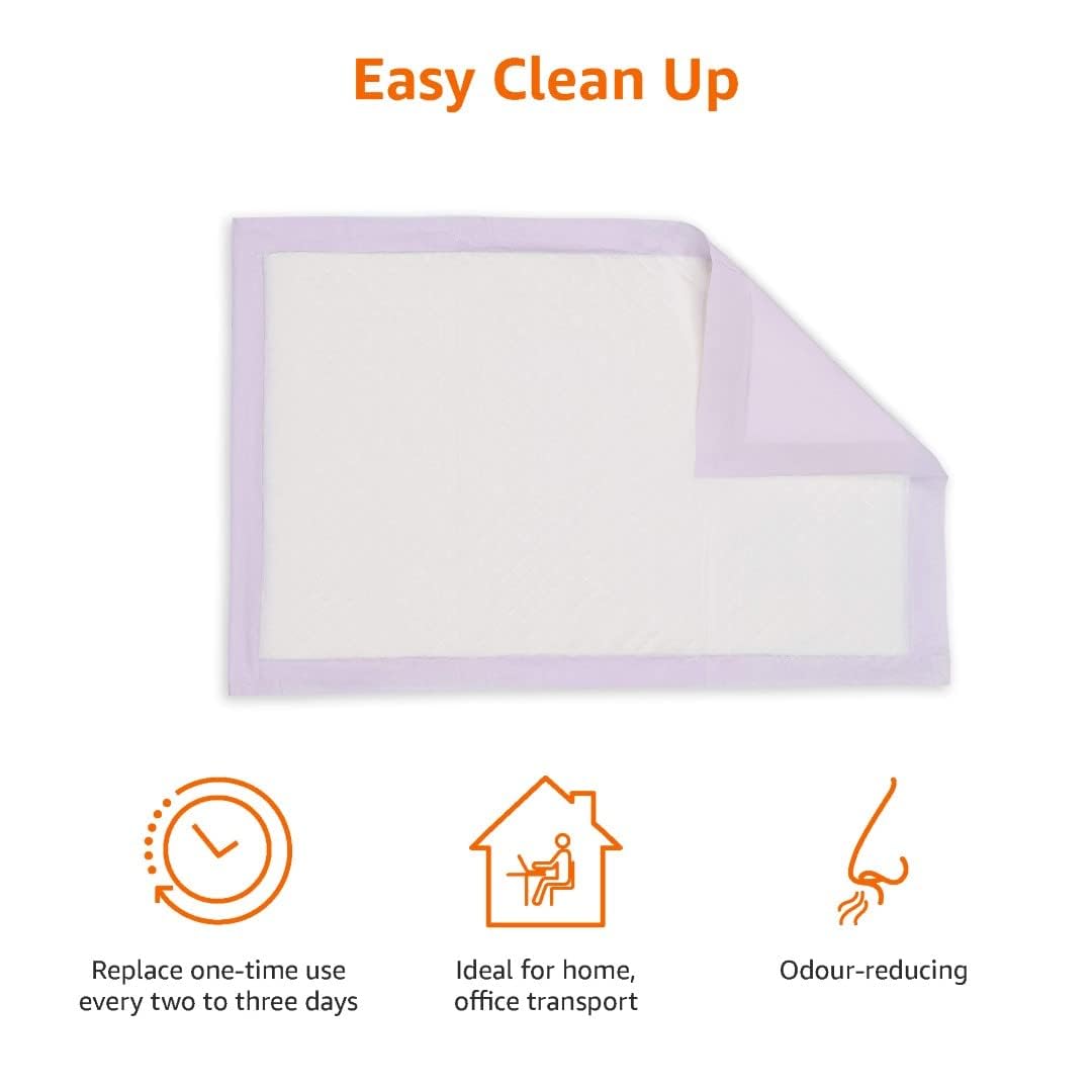 Amazon Basics tapete desechable para limpieza rápida y sin complicaciones.