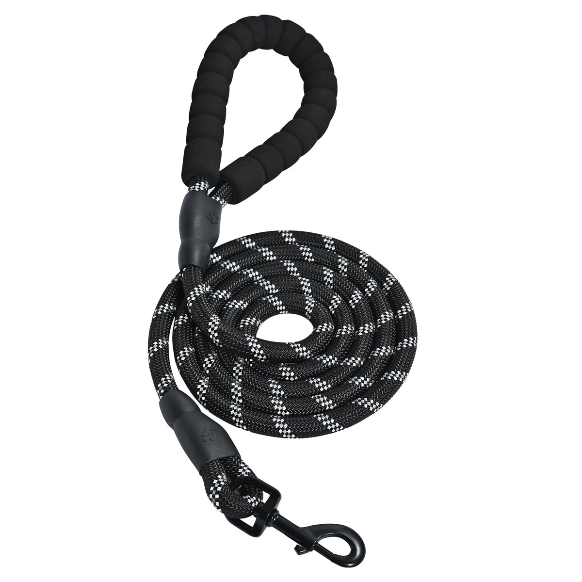 Amazon Basics correa para perro redonda de 6 pies, ideal para paseos diarios y entrenamiento.