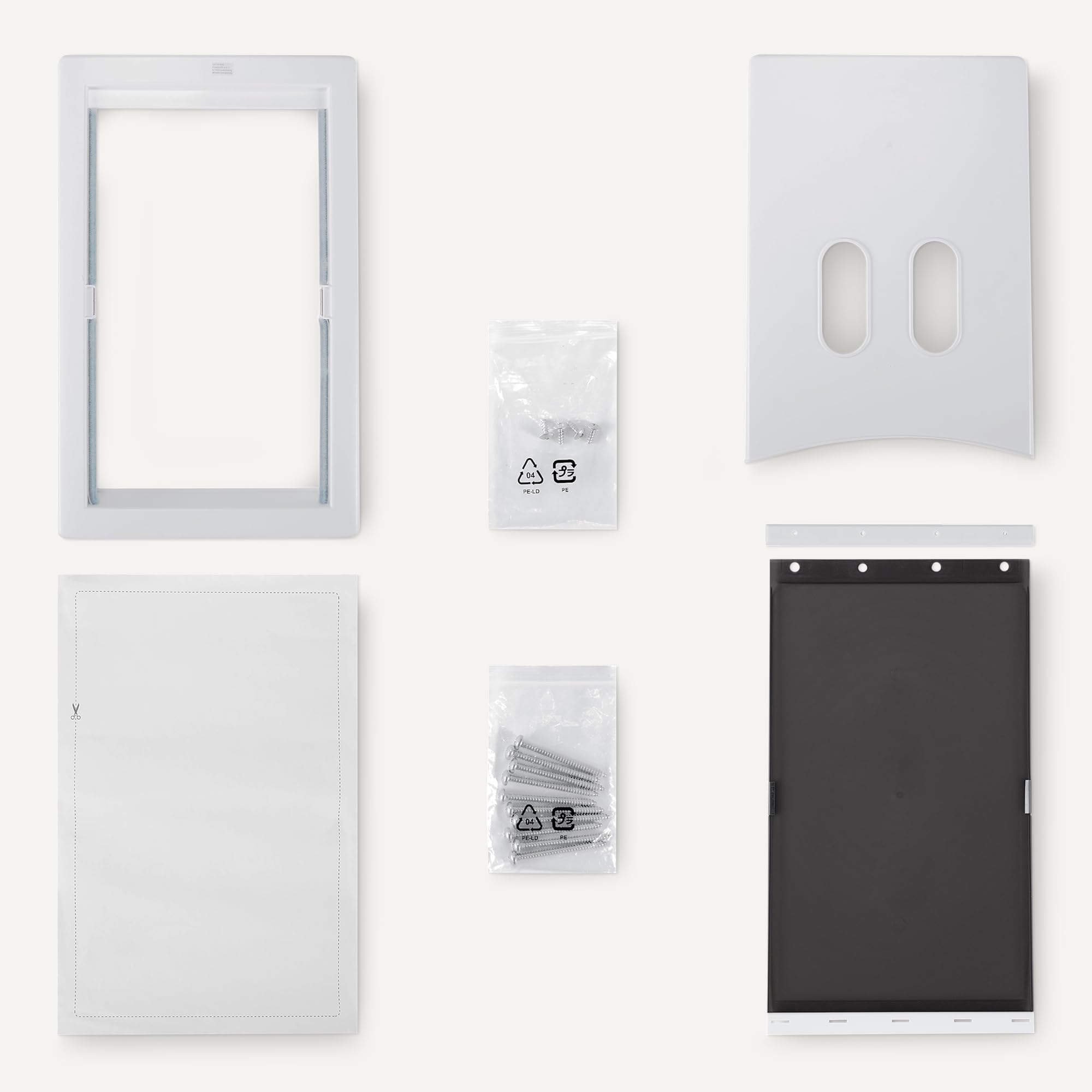 Amazon Basics dimensiones de entrada 9.5 x 16, apta para mascotas pequeñas
