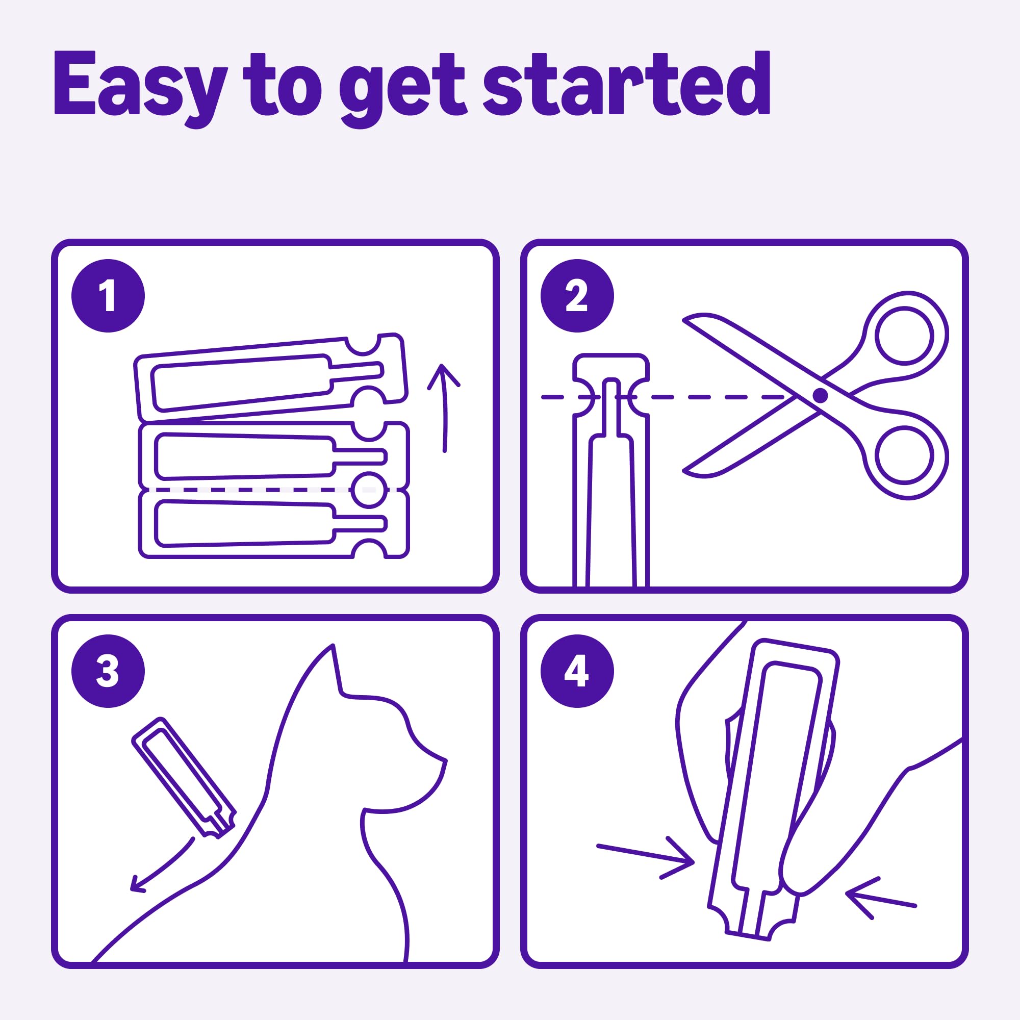 Amazon Basics envase de 6 dosis listo para el uso mensual.
