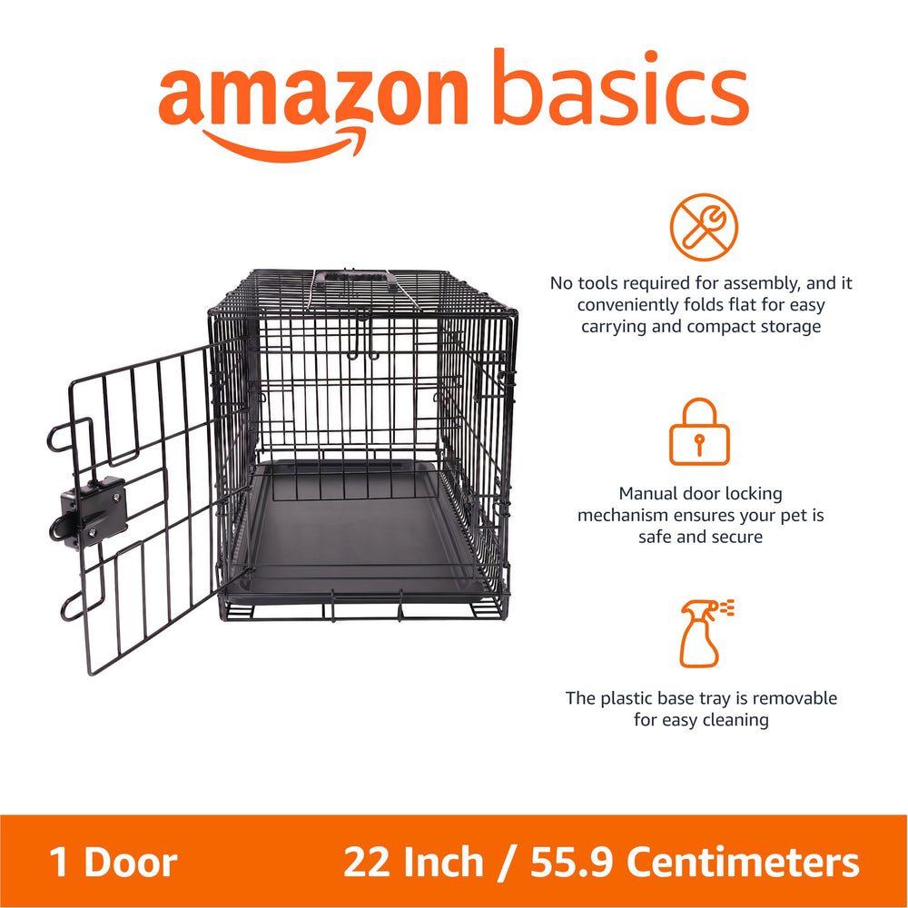 Amazon Basics jaula con bandeja removible para limpieza rápida