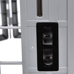 Amazon Basics jaula para perros 8 paneles octagonal, uso en interiores y exteriores resistente