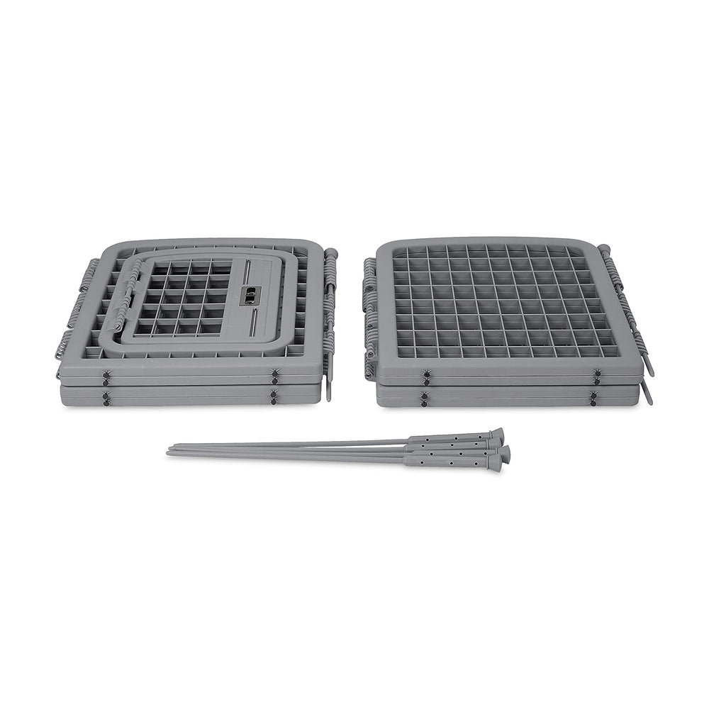 Amazon Basics jaula para perros 8 paneles octagonal, fácil de transportar y guardar