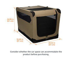 Amazon Basics jaula con ventilación de malla, mantiene la circulación de aire.