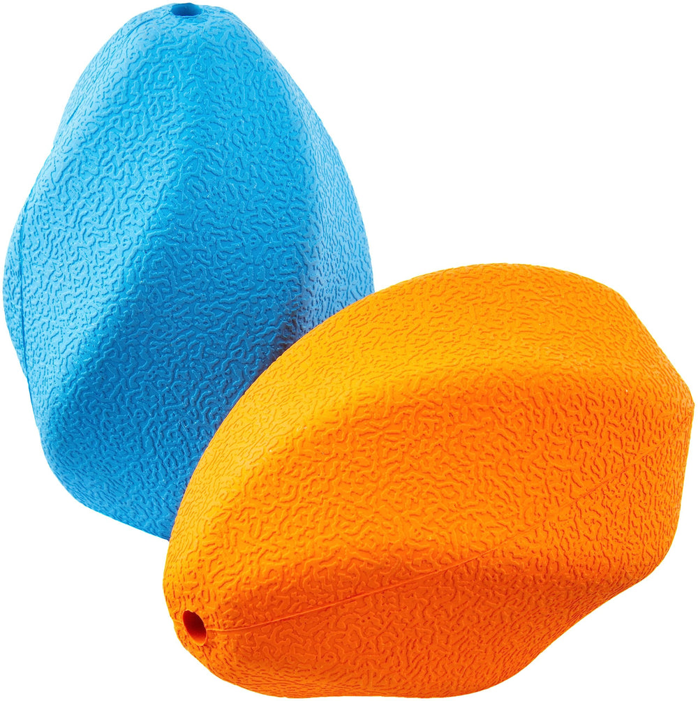 Amazon Basics; jouet durable en caoutchouc naturel; distributeur de friandises pour chien en 2-pack.